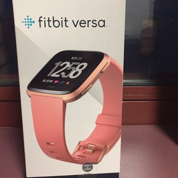 fitbit peach rose gold
